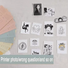 5/10/20 Rolls Mini Printer Paper White Continuous Self-Adhesive Sticker Paper Suitable For Portable High-Definition Photo Printer Paper Printing Study Notes, Work, Photos, Images, Memo Mini Printer Paper 57mm - 1 Set - View 7