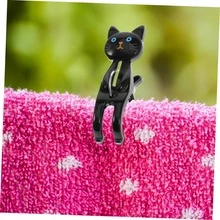 Cute Cat Beach Towel Clips, Suitable For Cat Lovers, Heavy Duty Plastic Clothes Pegs, Blanket Drying Clips, Windproof Clothes Pegs, Home Supplies, Travel Clothes Hangers, Strong Spring Clips, Beach Chair Towel Clips, Sock Clips, Summer Pool Accessories - Multicolor - View 6