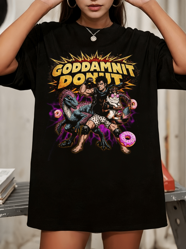 Dungeon Crawler Carl T-shirt, Prinzessin Donut Shirt, Sci-Fi Fantasy Lezerscadeau