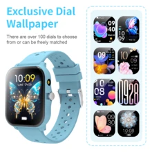 NcmRyu [Smart Watch]Unisex Smart Watch, Comfortable Silicone Strap, Supports Answering Calls, Message Notifications, Music Control, Alarm, 180mAh Battery, 1.83-Inch Full Screen Touchscreen, Compatible With Android And IOS Systems, Sports Style, Suitable For World Cup Party And Gifts For Couples, Elders, Friends, Classmates And Other Holidays - View 3