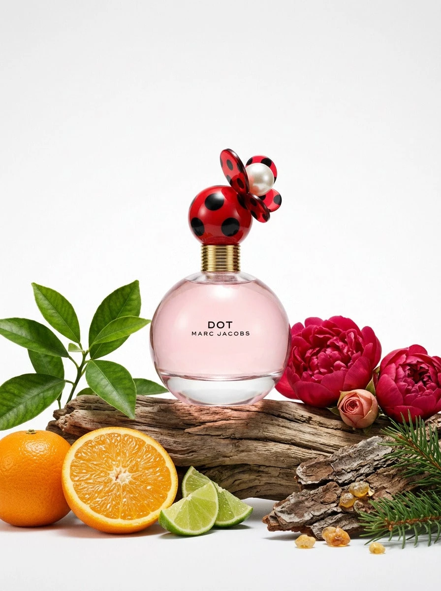 Marc Jacobs Dot 女士淡香水喷雾 EDP 香水 1.7 盎司/50 毫升 3.3 盎司/100 毫升 持久留香 女友 妻子 母亲 朋友 生日 毕业派对 旅行 露营 户外 学校 校园旅行 节日 周年纪念 秋季 万圣节 秋季造型 Y2k 甜美风格 - EDP - 查看 1