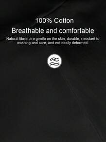A Custom-Made, 100% Cotton Men's Loose-Fitting T-Shirt, Suitable For Men's Wear, Vacation Attire, Unisex Music Festivals, And Basic Style. - Black - View 7