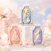Zhonghui Mold 3D Religious Shrine Silicone Mold, Virgin Mary Chapel Candle Mold For DIY Scented Candles, Resin, Soap, Plaster, Prayer Gift And Home Decor Crafts - Virgin Mary - View 2