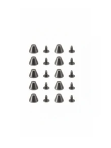 3 Colors Metal Cone Studs Screw Back Punk Rivets Bullet Studs Shoe Nails Clothing Shoes Bags DIY Craft Decoration - Punk Rivets - View 9