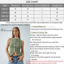 HZXVIC Tank Top Rajut Tanpa Lengan Kasual Terbaru untuk Wanita di Musim Panas (Musim Gugur) - Olive Green - View 3