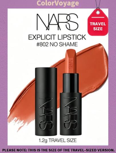Lipstik NARS 1,5g, Melembapkan dan Menutrisi, Tampak Alami