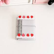 M5 Binder Mini Loose Leaf Notebook, Transparent Cute Cover 5 Ring Pocket Organizer, Refillable Inner Pages, Sticker Storage, Photo Card Collection, Study Notes, School Supplies, Back To School Season - Duose - View 21
