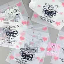 30pcs Transparent Frosted Holiday Gift Packaging Bags, Self-Sealing Gift Bags, Jewelry Accessory Gift Bags, Cute Cartoon Animal Self-Sealing Bags, Bow And Dog Pattern Gift Packaging Bags, Suitable For Holiday And Birthday Gift Packaging, Daily Storage Bags And Plastic Self-Sealing Bags. - Gift Bags - View 5