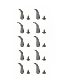 3 Colors Metal Cone Studs Screw Back Punk Rivets Bullet Studs Shoe Nails Clothing Shoes Bags DIY Craft Decoration - Punk Rivets - View 18