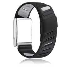 Silikon Smartwatch-Armband kompatibel mit 5.0 MG Herzfrequenzmesser, weiches verstellbares Ersatzarmband-Zubehör, Unisex Sportarmband, kompatibel mit 5.0 MG Uhrarmband, Schnellverschluss-Armband - 25 mm - Übersicht 21