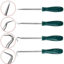 4Pcs 135mm Car Auto Vehicle Oil Seal Screwdrivers Set O-Ring Seal Gasket Puller Remover Pick Hooks Repair Tools For Car - A - View 5