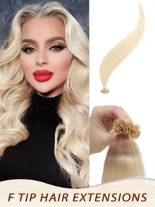 50pcs Human Hair Extensions 12-22 Inch Straight Hair Keratin F-Type Seamless Invisible High Quality Natural Real Hair For Wedding Daily Party Use - Multicolor - View 22