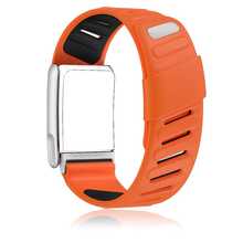 Silikon Smartwatch-Armband kompatibel mit 5.0 MG Herzfrequenzmesser, weiches verstellbares Ersatzarmband-Zubehör, Unisex Sportarmband, kompatibel mit 5.0 MG Uhrarmband, Schnellverschluss-Armband - 25 mm - Übersicht 9