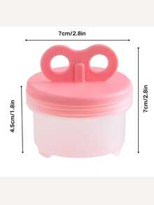 1set Cartoon Egg Steamer Mold For Baby Food – 2-In-1 For Steamed Egg & Milk Pudding, Silicone Kitchen Tool For Homemade Meals - Multicolor - View 2