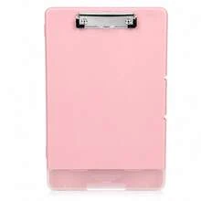 Vmingo A4 Clipboard Storage Clip Folder - Light Pink - View 7