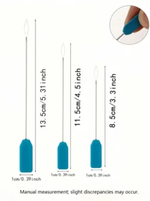 3/6pcs Home Threading Tool Set, Sewing Machine Threader, Quick Threader, Sewing Accessories, Portable And Compact, S/M And L Sizes, Suitable For Multiple Sewing Machine Models, Easy To Use, Suitable For Home Cutting And Sewing Projects. Suitable For Elderly Use, Includes Plastic Threader, Modern Home Plastic Threader, Bead Tool And Cylindrical Threader Set As Well As Bead Needle Assistant. - Diverse - View 10