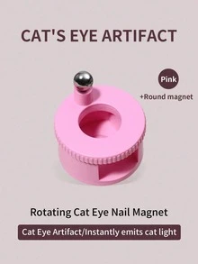 Rotating Nail Art Magnet With Automatic Glass Bead Adsorption Cat Eye Tracker, Super Strong Magnetic Force, Multi-Function Wide Light Cat Eye Magnet, Suitable For Beginners - Multicolor - View 12