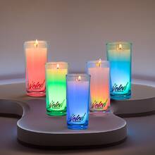 Veled Real Candle With Color-Changing LED Light - 6Pcs - مشاهدة 4