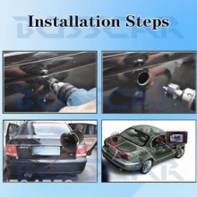 1080P AHD Car Rear View Camera Universal Vehicle Backup Camera Super Night Vision Waterproof Wide Angle - C - View 4