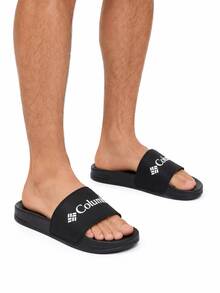 Columbia HOOD RIVER SLIDE-Negro, Blanco Sandalias Deportivas Transpirables Cómodas Duraderas para Hombres - Negro - Ver 9
