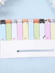 150 Sheets/Pack, Cute Cat-Themed Sticky Note Set-A Must-Have For Bookmarks And Memos, An Office Essential Back To School - one-size - View 7