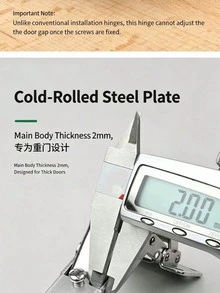 1pc Multi Size No Opening Sot Punch Fre Catbinet Frog IngesMeta Spring Fold Concealed Tinge Siver Square Edge Easy Stl Kitchen Wacdrobe Cuptoard Door Tardiware Hot Seling Parts - 175-degree Standard Hinge (including Screws) - View 7