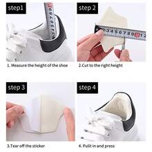 3/1 Pair Adjustable Anti-Slip Wear-Resistant Heel Pads, Invisible High Heel Inserts, Suitable For Sneakers And Boots, Prevent Heel Slippage, Foot Care - A - View 4