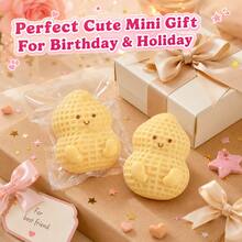 1/3pcs Cute Peanut Shaped Squeeze Toy, Children's Day Gift, Classroom Reward, Party Favor, Office Toy, Desk Decor, Playable During Work, Perfect Children's Birthday Gift, Suitable For Any Holiday Worldwide - Multicolor - View 8