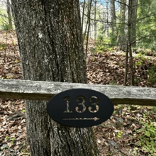 Custom Metal House Number Arrow Sign, Personalized Address Directional Sign, Includes Direction, Door Number, Address Plaque - Black - View 9