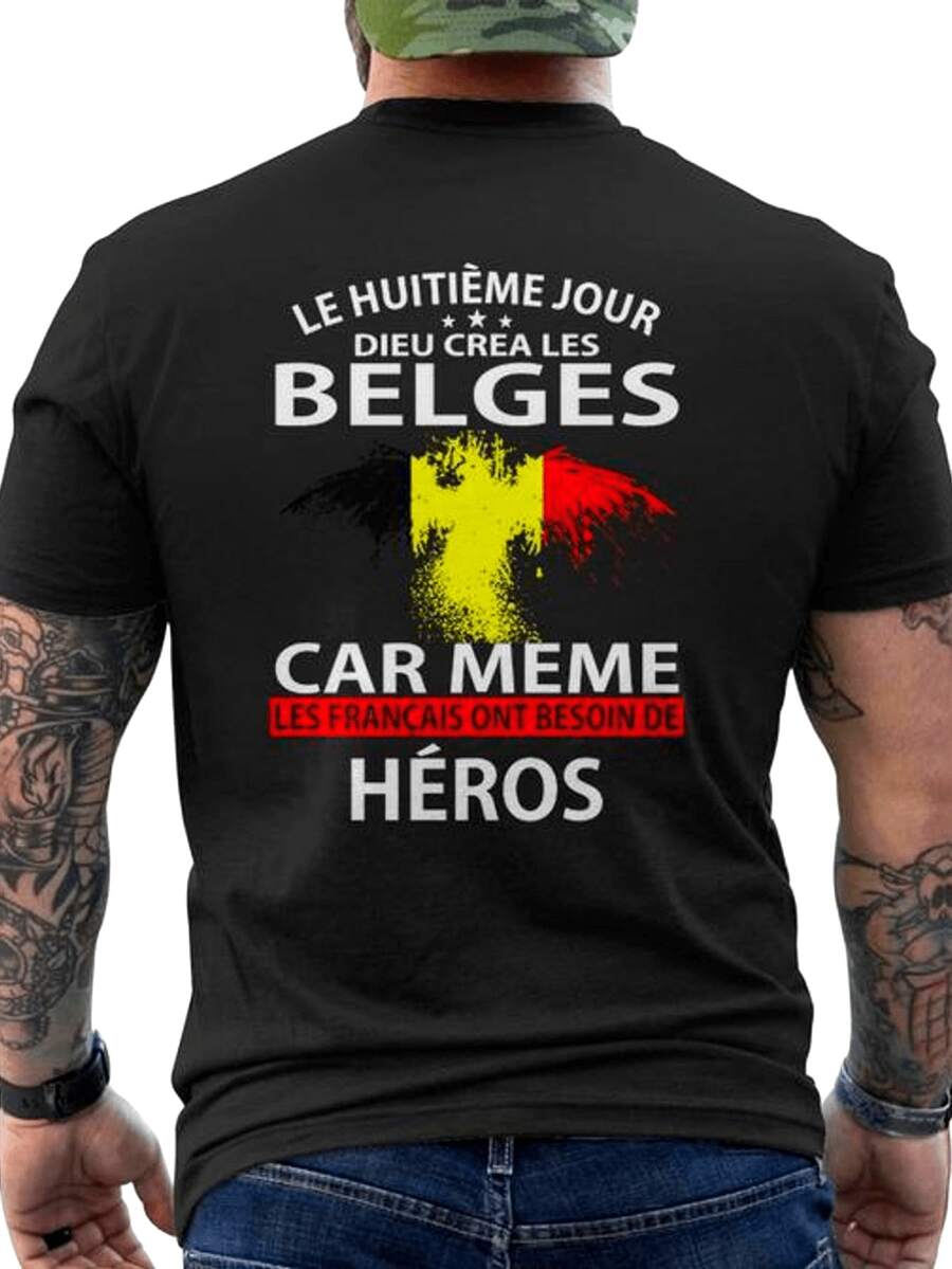 Camisetas de hombre - Negro - Ver 1