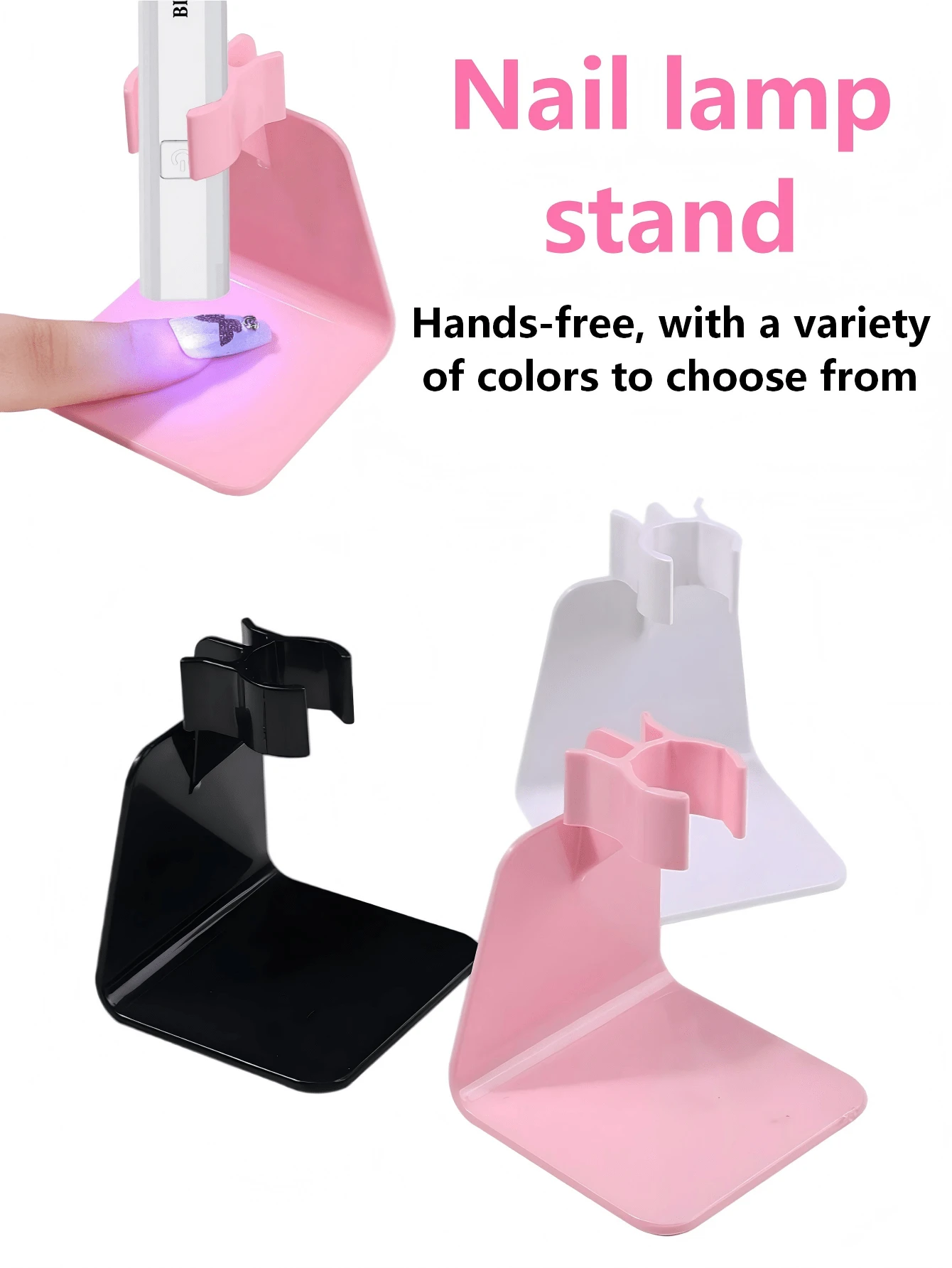 1 Stück langanhaltend UV-LED-Nagellampenständer, Phototherapie-Maniküre-Designwerkzeug, DIY-Nagelsalon handgehaltener Nagellampenhalter