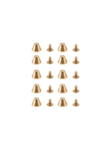 3 Colors Metal Cone Studs Screw Back Punk Rivets Bullet Studs Shoe Nails Clothing Shoes Bags DIY Craft Decoration - Punk Rivets - View 15