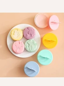 1set Cartoon Egg Steamer Mold For Baby Food – 2-In-1 For Steamed Egg & Milk Pudding, Silicone Kitchen Tool For Homemade Meals - Multicolor - View 3
