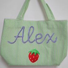 1pc Customized Bubble Gauze Tote Bag, Personalized Chenille Name Toiletry Bag, Travel Organizer Makeup Gift For Girlfriend/Mom/Teacher - Multicolor - View 48