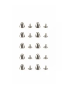 3 Colors Metal Cone Studs Screw Back Punk Rivets Bullet Studs Shoe Nails Clothing Shoes Bags DIY Craft Decoration - Punk Rivets - View 19