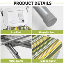 Foldable Ironing Table With Cotton Padding, 3 Styles Optional - 48*15 Inches - View 2