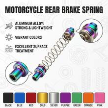 通用 CNC 鋁合金回彈彈簧，易於安裝，前置安裝，適用於 CRF、KAWASAKI、SUZUKI、Aprilia、Ducati、Triumph、Pulsar RS200、Boxer CT100、NKD 摩托車零件，後煞車工具 - A - 查看 1