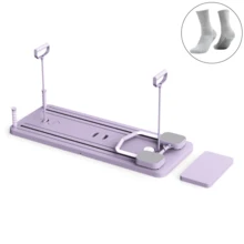 UMAY Multifunctional Abs Exercise BoardFoldable Home Pilates Exerciseboardequipped For Abdominal And Corestrength Training Multi-Functional Ab - Purple-pro - View 2