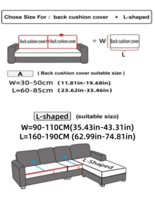 1件純色搖粒絨沙發座墊套，柔軟毛絨，彈性舒適，四季適用，保暖，簡約風格，防滑防污，可機洗，適用於靠背套/1/2/3/4/L型沙發，含扶手與靠背，客廳、臥室、書房（不含枕套） - 淺灰 - 查看 3