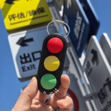 3D-Printed Traffic Light Fidget Toy – A Stress-Relieving, Push-Button Gadget For Office Workers To Unwind; Suitable As A Gift For Loved Ones, Friends, Or For Occasions Like Father's Day And Mother's Day. - Multicolor - View 6