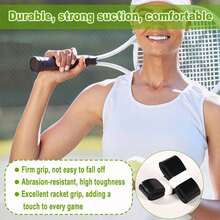 Bộ 6 miếng băng quấn cán vợt tennis, vỏ bọc cán vợt cầu lông chống trượt, băng quấn vợt tennis cao cấp, vỏ bọc cán vợt cầu lông cắt sẵn, thiết kế cho người đam mê cầu lông, quà tặng (màu đen) - Nhiều màu - Xem 8
