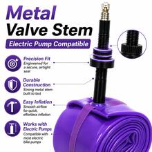 MOTSUV Set Purple TPU Bicycle Inner Tube 30g Ultra-Light Road Bike Tire Inner Tube + Valve Cap - Purple - View 8