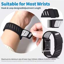 Silikon Smartwatch-Armband kompatibel mit 5.0 MG Herzfrequenzmesser, weiches verstellbares Ersatzarmband-Zubehör, Unisex Sportarmband, kompatibel mit 5.0 MG Uhrarmband, Schnellverschluss-Armband - 25 mm - Übersicht 3