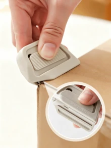 2pcs Portable Magnetic Mini Utility Knife, Auto-Retractable Ceramic Blade Multi-Function Cutting Tool, Lightweight Compact, Suitable For Wedding Birthday Holiday Party Favors, Daily Unboxing Craft Cutting Travel Essential - View 3