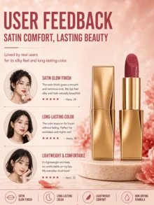 Estée Lauder 雅詩蘭黛 Pure Color 霧面唇膏 #402，正裝 3.5g，試用裝 2.8g，持久顯色，輕盈絲絨觸感，保濕霧面，易上妝，適合初學者 - 緞光#420 - 查看 10