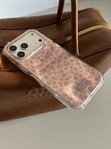 頂級柔軟粉色豹紋手機殼，適用於 Apple 16 Pro Max，韓系 Ins 風格新款 15 極簡 14 頂級 13 Pro 小眾 12 女款防摔全包 Plus，相容 iPhone 17 Pro Max 17 Pro 17 17 Air 智慧型手機保護殼 - 玫瑰金 - 查看 6