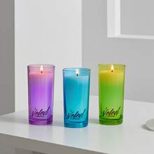 Veled Real Candle With Color-Changing LED Light - 6Pcs - مشاهدة 6