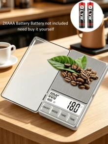 【熱銷禮品】精密便攜式電子秤，1000g容量，LCD高解析度顯示，高精度稱重適用於珠寶與，附計時功能，多單位轉換，電池供電（不含電池） - 珠寶秤 - 查看 3