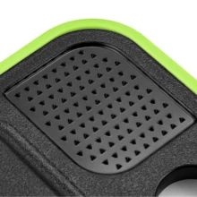 Double Sided Thawing Multi-Purpose PP Plastic Stainless Steel Cutting Board With Knife Sharpener, Cutting Board For Household Kitchen, Anti Mold And Antibacterial Cutting Board - Black - View 4