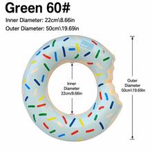 Adult And Children Donut Shaped Swim Ring, Swimming Pool Party Decoration Inflatable Float, Lake Water Floating Toy - Multicolor - View 8